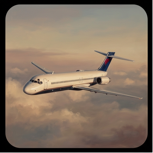 I Flew That, Delta MD-90 badge